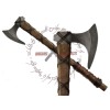  HISTORICAL VIKINGS AXE OF RAGNAR LOTHBROK - STAINLESS STEEL REPLICA NORDIC STYLE W PLAQUE-1